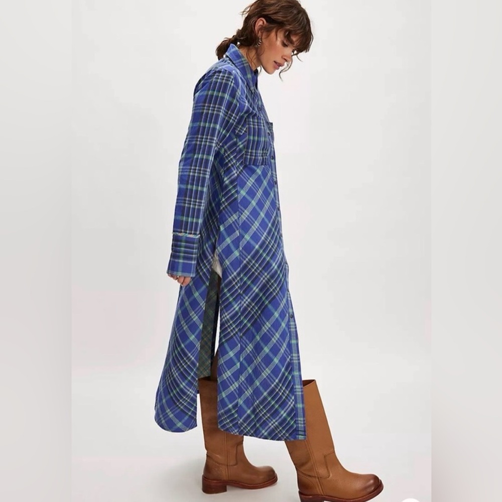 NWOT We The Free Ruth Long Snap Down Top/Duster